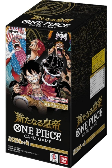 Bandai One Piece OP-09 Emperors in the New World Booster Box Display - Japanese -