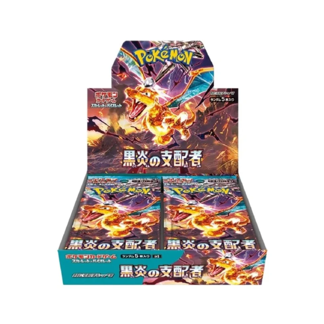 Pokemon Herrscher der Schwarzen Flamme Versiegelte Display-Boosterbox -Japanisch- 