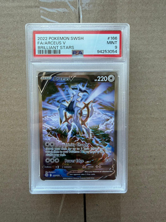 Pokemon Arceus V (BRS 166) (ENG) Brilliant Stars PSA 9