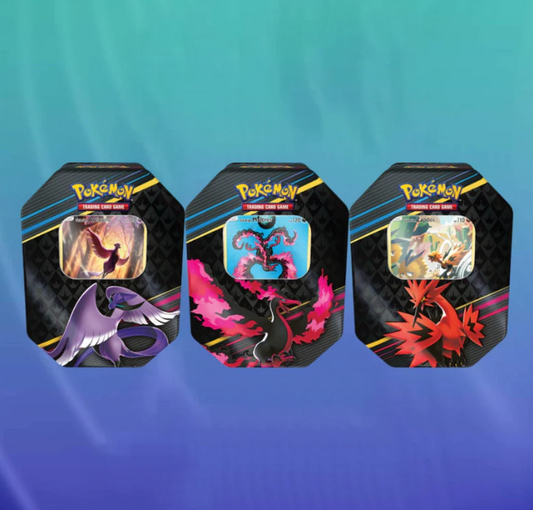 Pokemon Tins 12.5 - Crown Zenith (EN) Galarian Articuno Galarian Moltres Galarian Zapdos